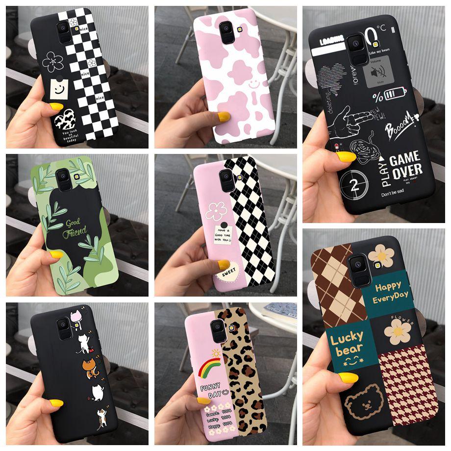 Case For Samsung A6+ 2018 Cover A6 2018 A600F Soft Silicone TPU Phone Case For Samsung Galaxy A6 Plus 2018 A605 A605F Case Capas