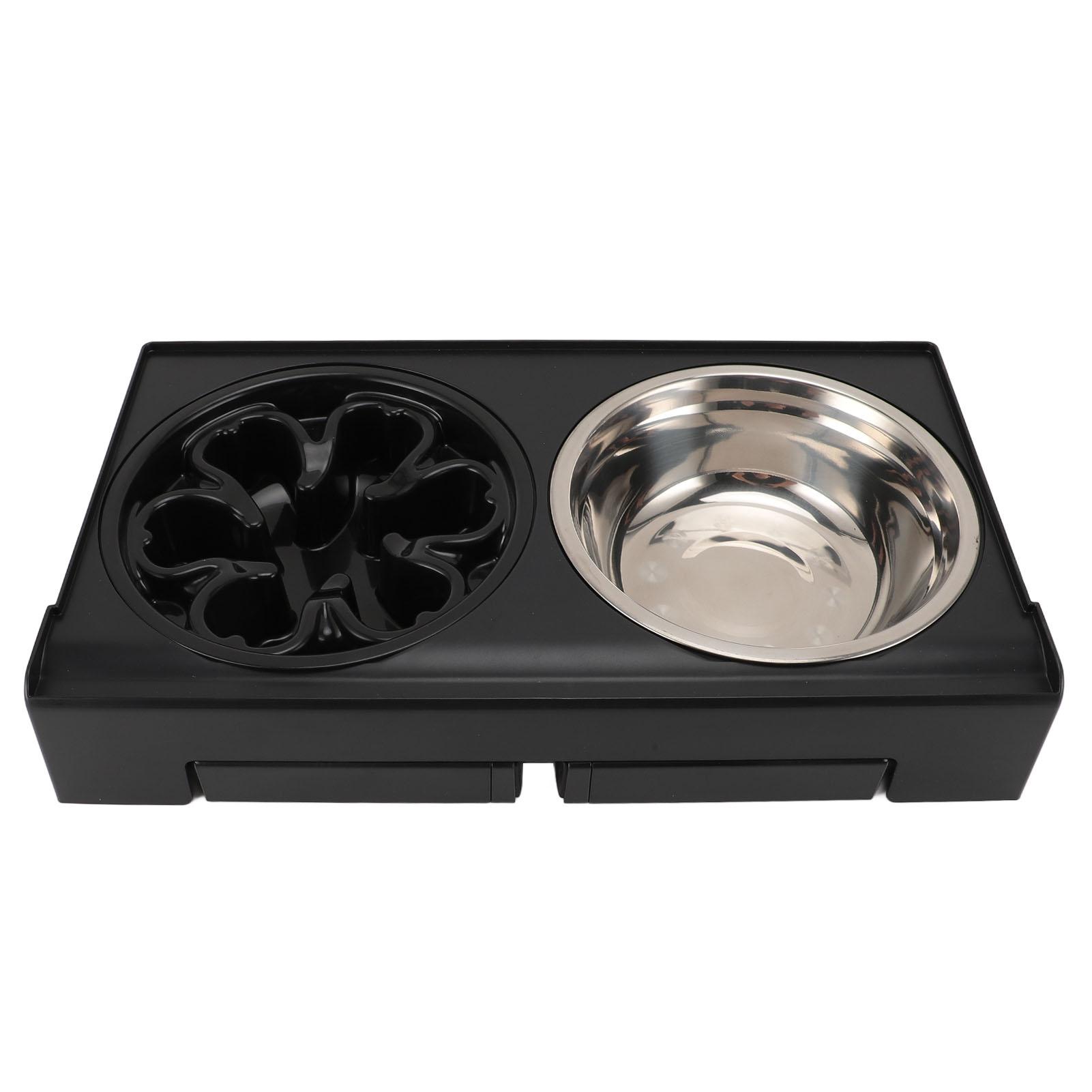 

Elevated Dog Bowls Mess Proof Raised Dog Bowl Stand Neck Guard Slip Resistant Dog Feeder for Medium and Large Dogs