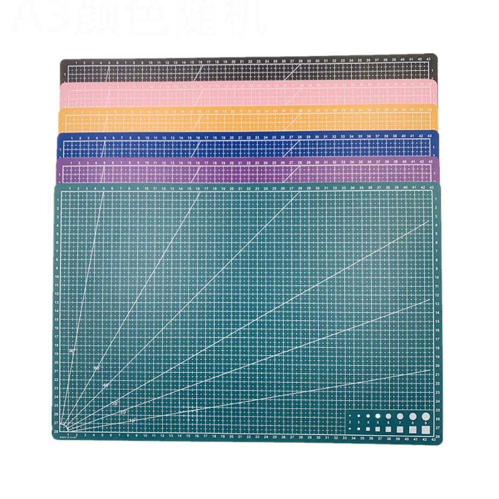 A3 A4 A5 PVC Cutting Mat Cutting Board DIY Engraving Double-side Pad Leather Craft Tool Workbench Patchwork Sewing Manual