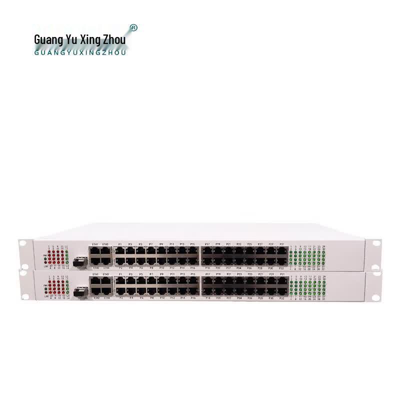GY-16E14FE8P Multi-service Fiber Optic Transceiver