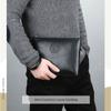 Pu Leather Men's Handy Bag Large Capacity Toiletry Bag Fashion Male Clutch Bag  Outdoor