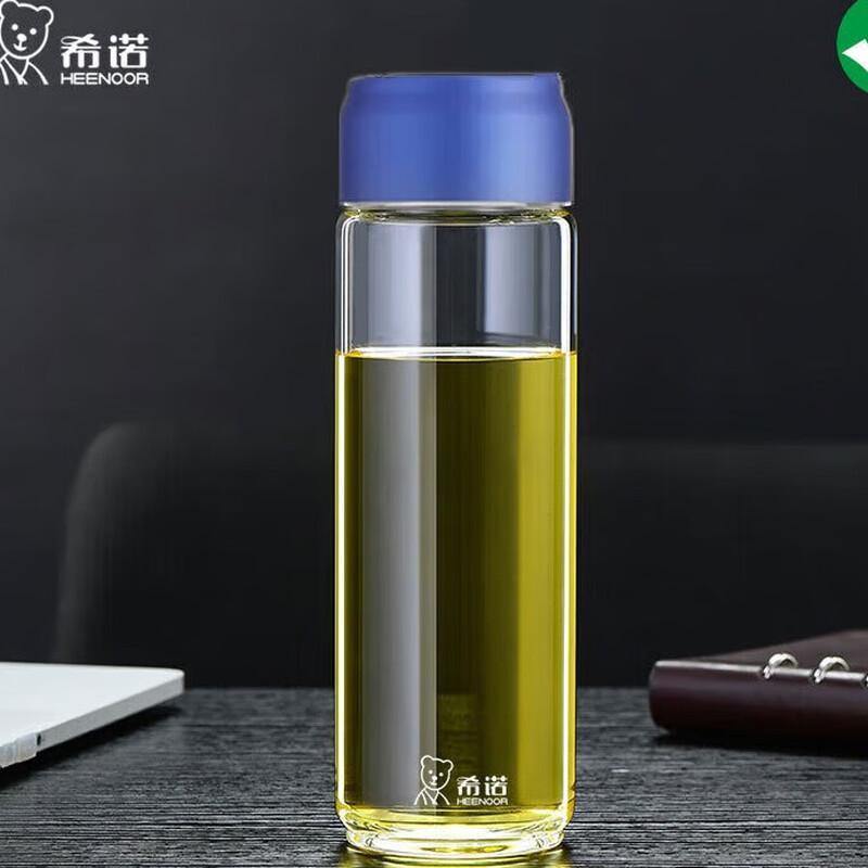 

Heenoor Portable Single-Layer Glass Water Bottle