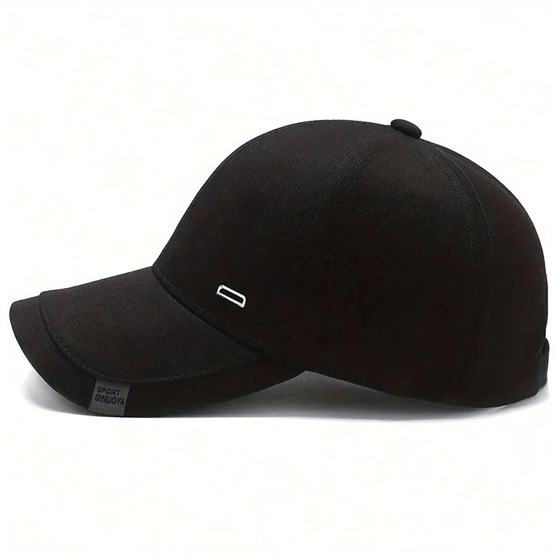Baseball Label Buckle Silver Square Neutral Gender Women Men For Caps Adjustable Casual Hats Spring And Autumn Outdoor Sunscreen Hat