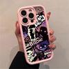 Fashion Graffiti Flame Punk Phone Case for iPhone 16 14 15 Pro Max 13 12 11 X XS XR 7 8 Plus SE 2022 Shockproof Protective Cover