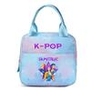 KPop lovci démonů Kancelářští pracovníci S obědovým sáčkem Přenosný izolovaný velkokapacitní obědový sáček Taška přes rameno Dvouúčelový
