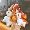 Portable Keychain Rotating Horse Design Key Ring Compact Size Horse Charm Miniature Decompression Toy