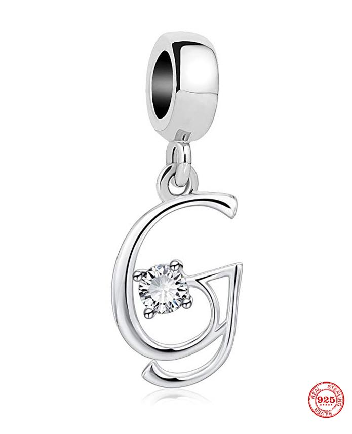 copper Bead Charms Exquisite Letter Charm Bead Charms Suitable Ideal For Authentic Bracelets Ladies Fashion Do It Yourself Jewellery