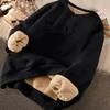 Men's Trendy Lambswool Warm Hoodie - Thick, Versatile, Round Neck, Long Sleeve Jacket for Autumn/Winter 