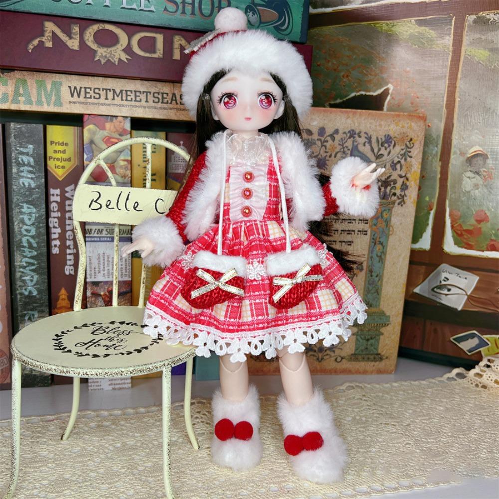 Muñeca BJD Bonita de 30 cm 1/6 Muñecas SD Muñeca Articulada Juguetes DIY con Ropa Atuendo Zapatos Peluca Cabello Maquillaje para Niñas Niños Niños