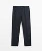 Masimodutti Tapered Fit Linen Pants