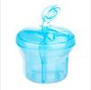 Three-Compartment Rotating Milk Powder Container - Multifunctional, Portable Baby Milk Powder Box