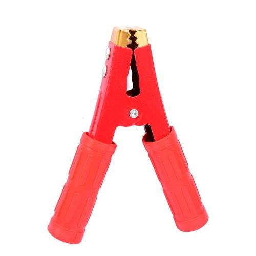 HUIQIAODS Battery Clips, Alligator Clips for Car Batteries, Insulated, High Current, Copper Plated, Pack of 2 (500A)