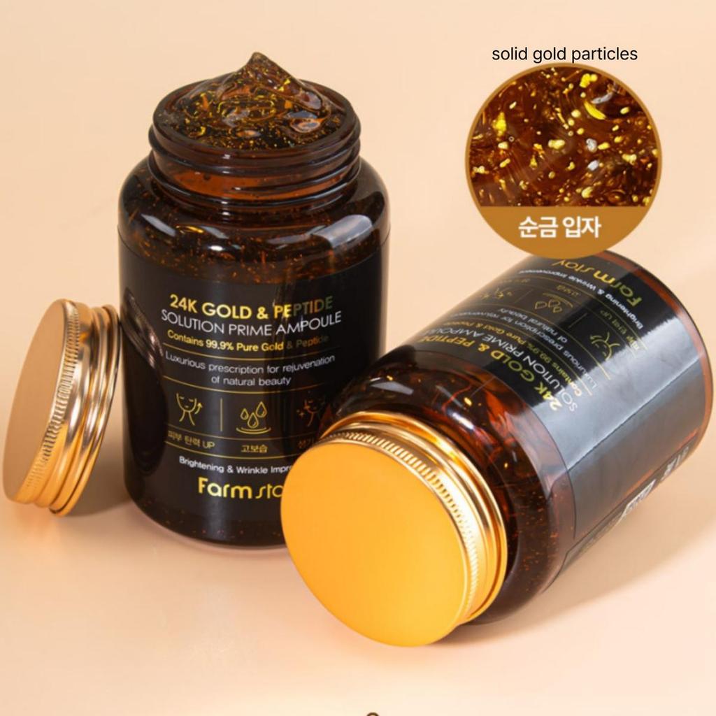 Farmstay 24K Gold & Peptide Solution Prime Ampoule 250ml