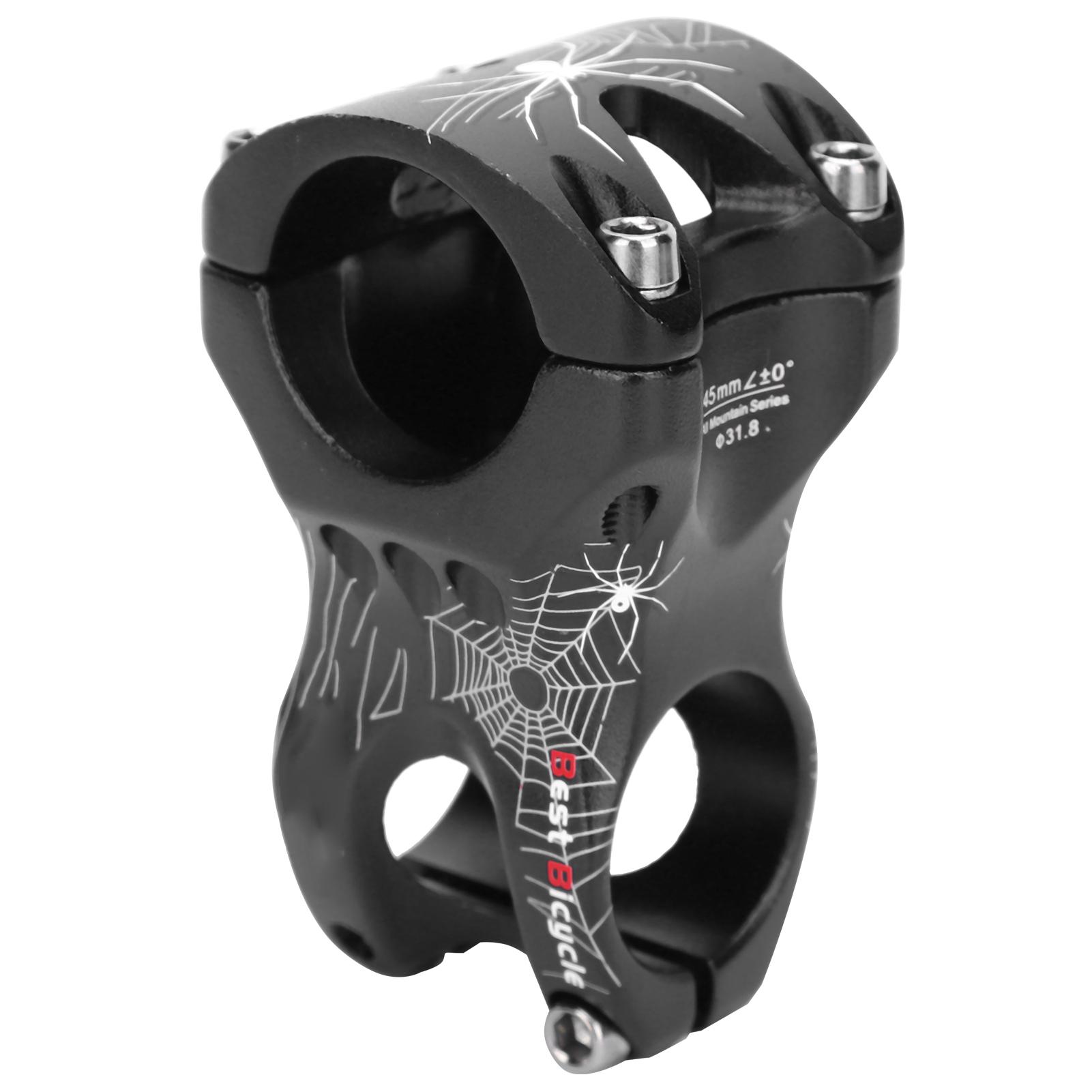 45MM Bicycle Mountain Bike Stem Aluminum Alloy Cycling Short Handlebar Stem for Most Bike