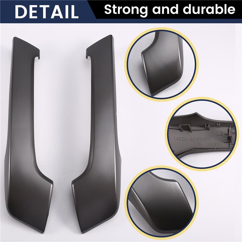 Door Handle Trim Cover Panel Pull Handle Interior Car Accessory For Toyota Prado LC150 2009-2018