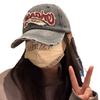 Stylish Vintage Washed Baseball Cap For Unisex With Embroidered Design For Casual Wear