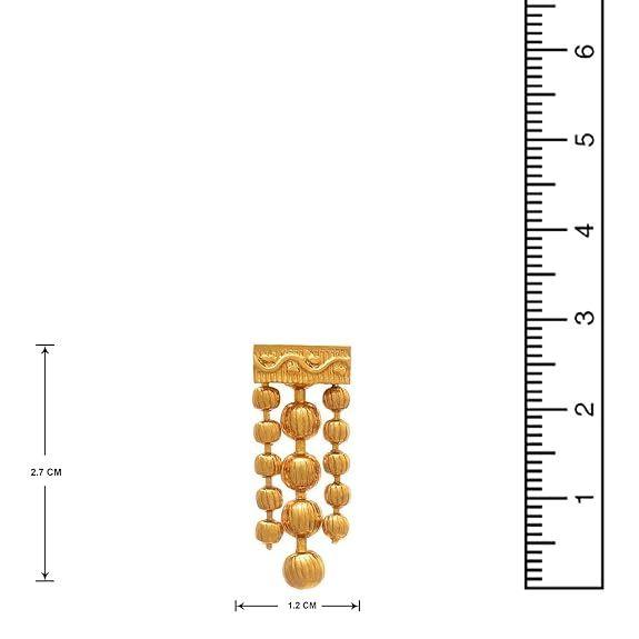 Jewellery for Less Gold Plated Necklace & Earrings Set for Women