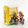 15CM Anime One Piece Monkey D Luffy Figure Roronoa Zoro Motorcycle Model Toy Doll Desktop Car Ornaments Action Figure PVC