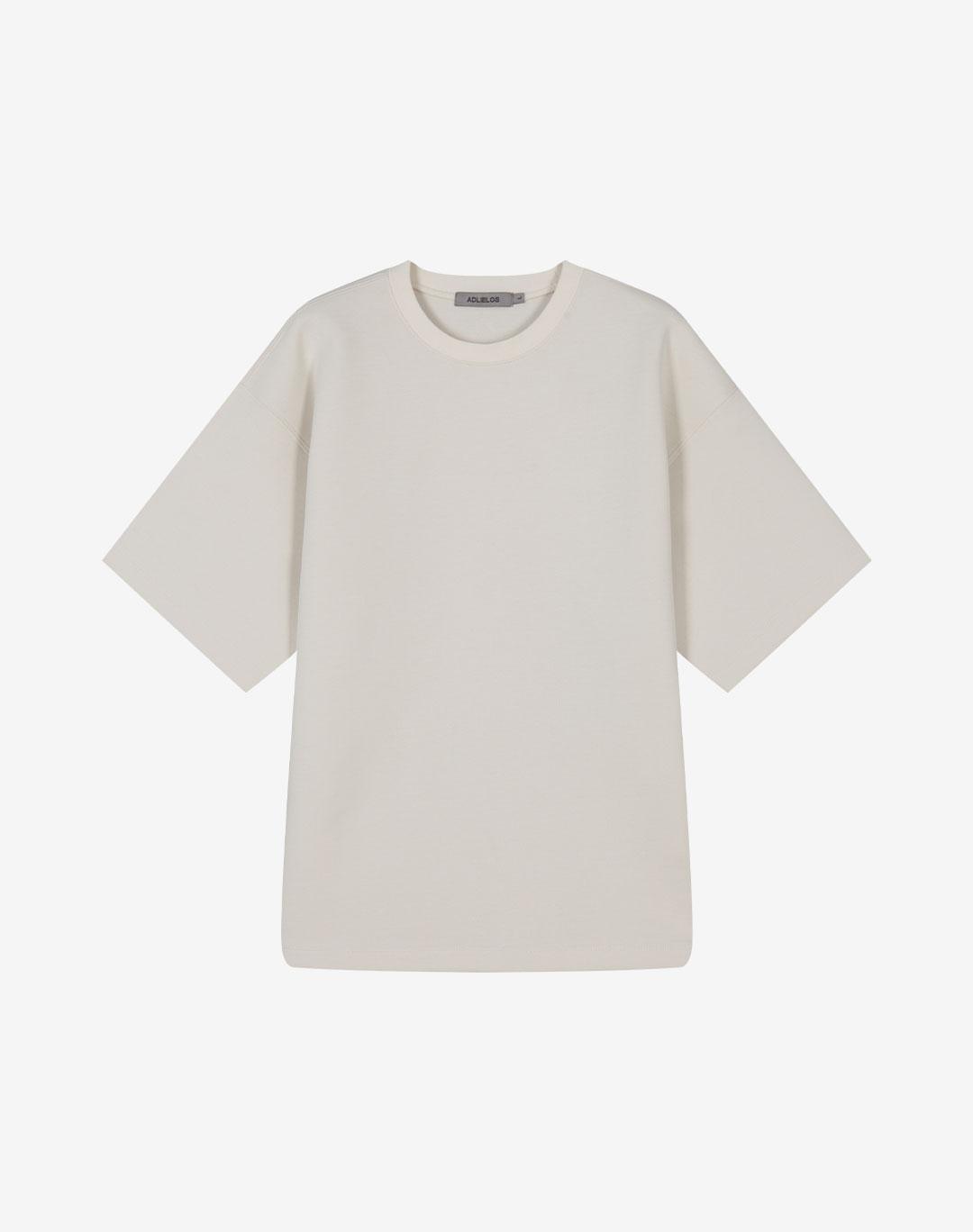 Adrielos Neoprene Rubber Half T-Shirt [Ivory] Xl