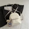 Retro Style Ladies Backpack With Special Fabric And Seam Detailing For Travel And School