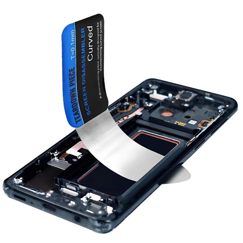 1/3Pcs Mobile Phone Curved LCD Screen Spudger Opening Pry Card Tools Ultra Thin Flexible Mobile Phone Disassemble Steel Metal