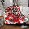 River Plate Champion Team Collage Print Flannel Blanket Soft Warm Throw Blanket Football Fan Sofa Bed Home Decor