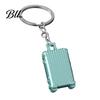 Decorative Bag Charms for Women Mini Suitcase Keychain, Metal Luggage Charm with Rolling Compact Travel Gadgets Wheels, Themed Backpack Accessories,