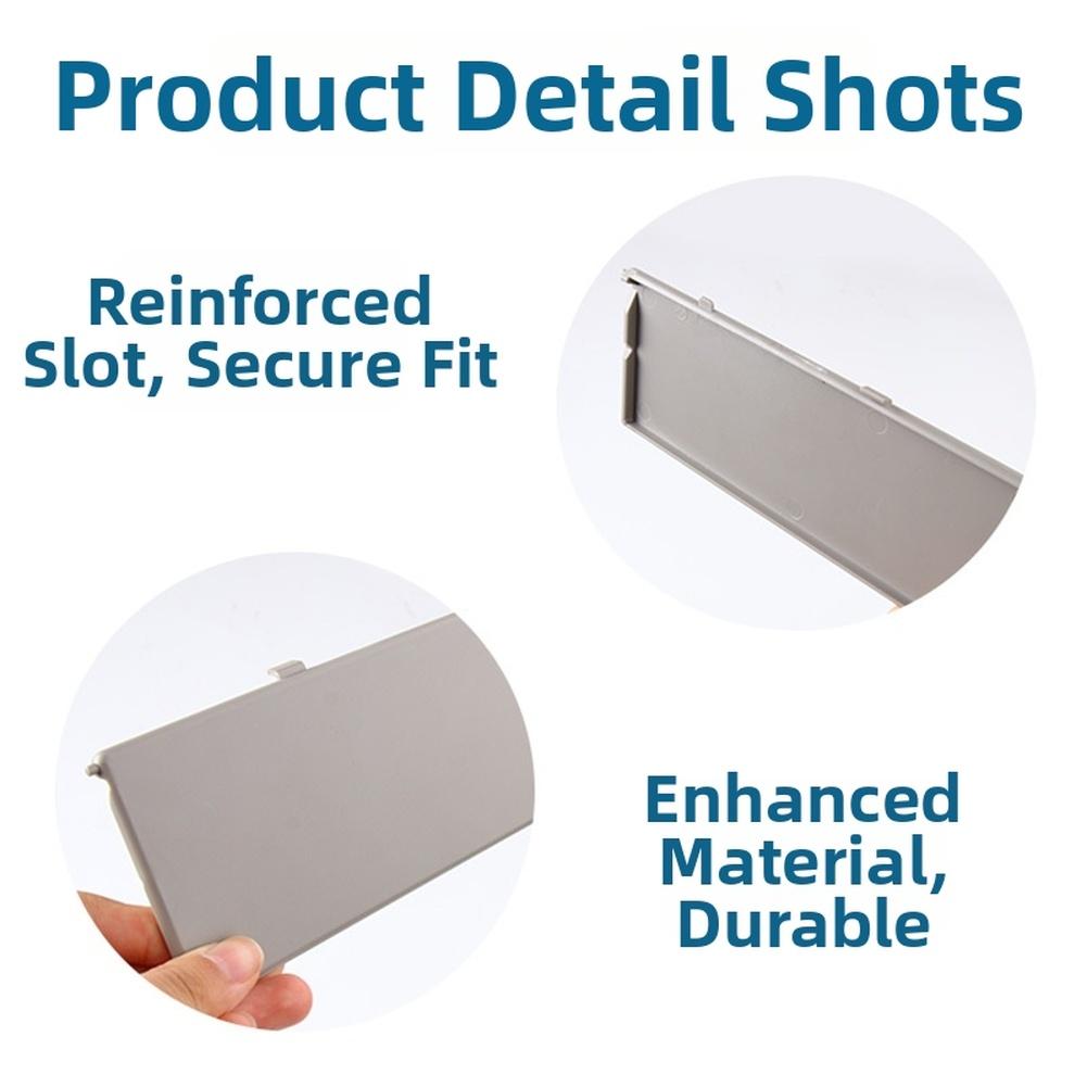 Visor Replacement Makeup Mirror Cover Sun Visor Replacement Perfect Fit Integration Dual Card Slots Snap-on Installation