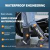 Hohe PVC-Überschuhe für Damen und Herren, Geeignet für Outdoor-Sportarten in allen Jahreszeiten, Ideal für Motorradfahren und Wattwandern