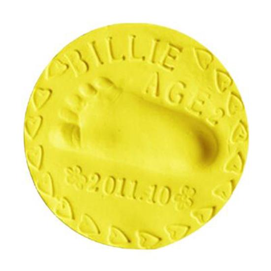 Lufttrocknende Weichknete Baby Kind Handabdruck Fußabdruck Abdruck Gipsabdruck Erinnerung Wachsend