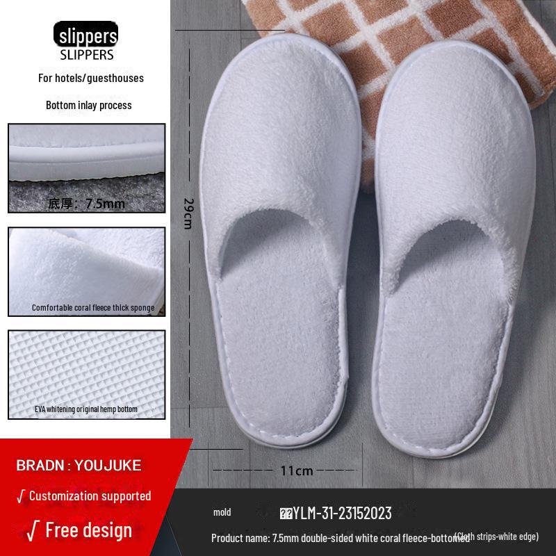 Disposable Non-Slip Slippers for Hotels, Homestays, and Spas