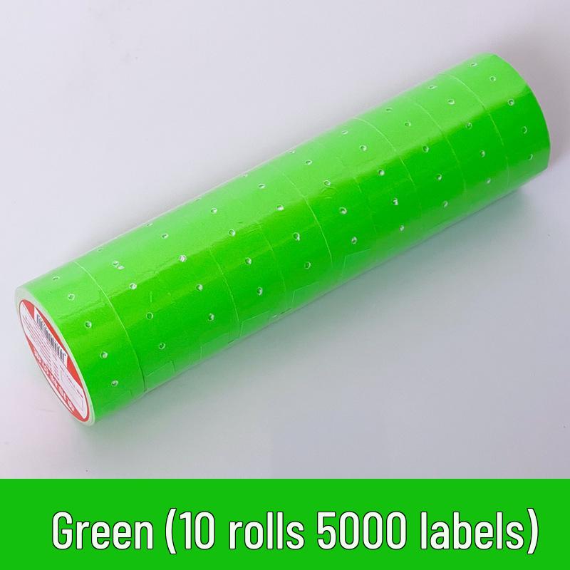 Single Row Price Labels & Coding Paper Tags - 10 Rolls, Free Shipping