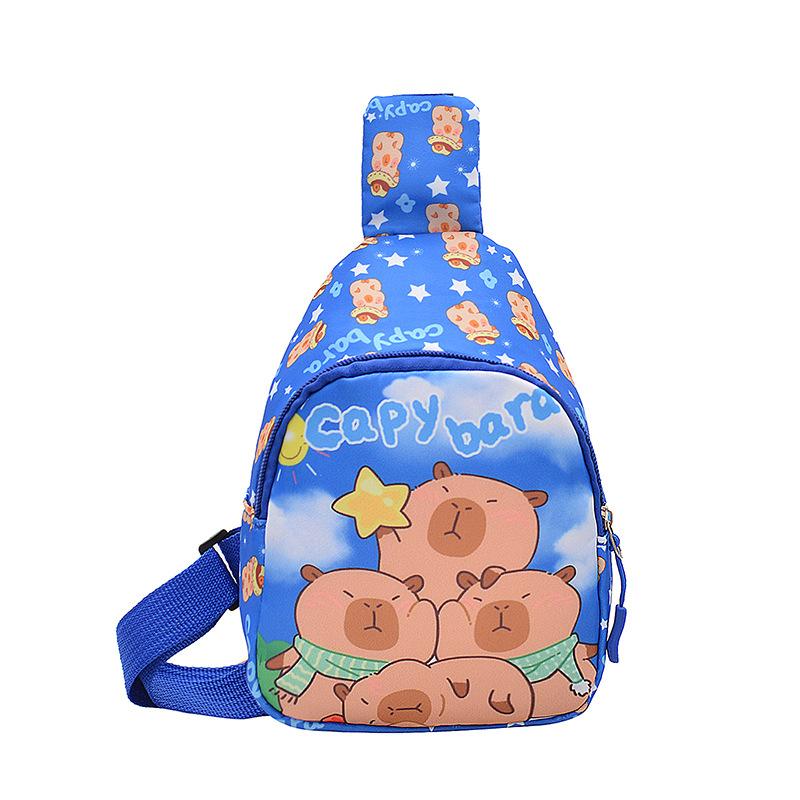 Cartoon Children's Breast Bag 2025 New Casual Change Bag Boys and Girls Outdoor Trendy Messenger Bag