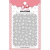 1 Sheet 3D Adhesive Nail Sticker Geometric Patterns Flowers Butterfly Decal for Nail Art Decoration