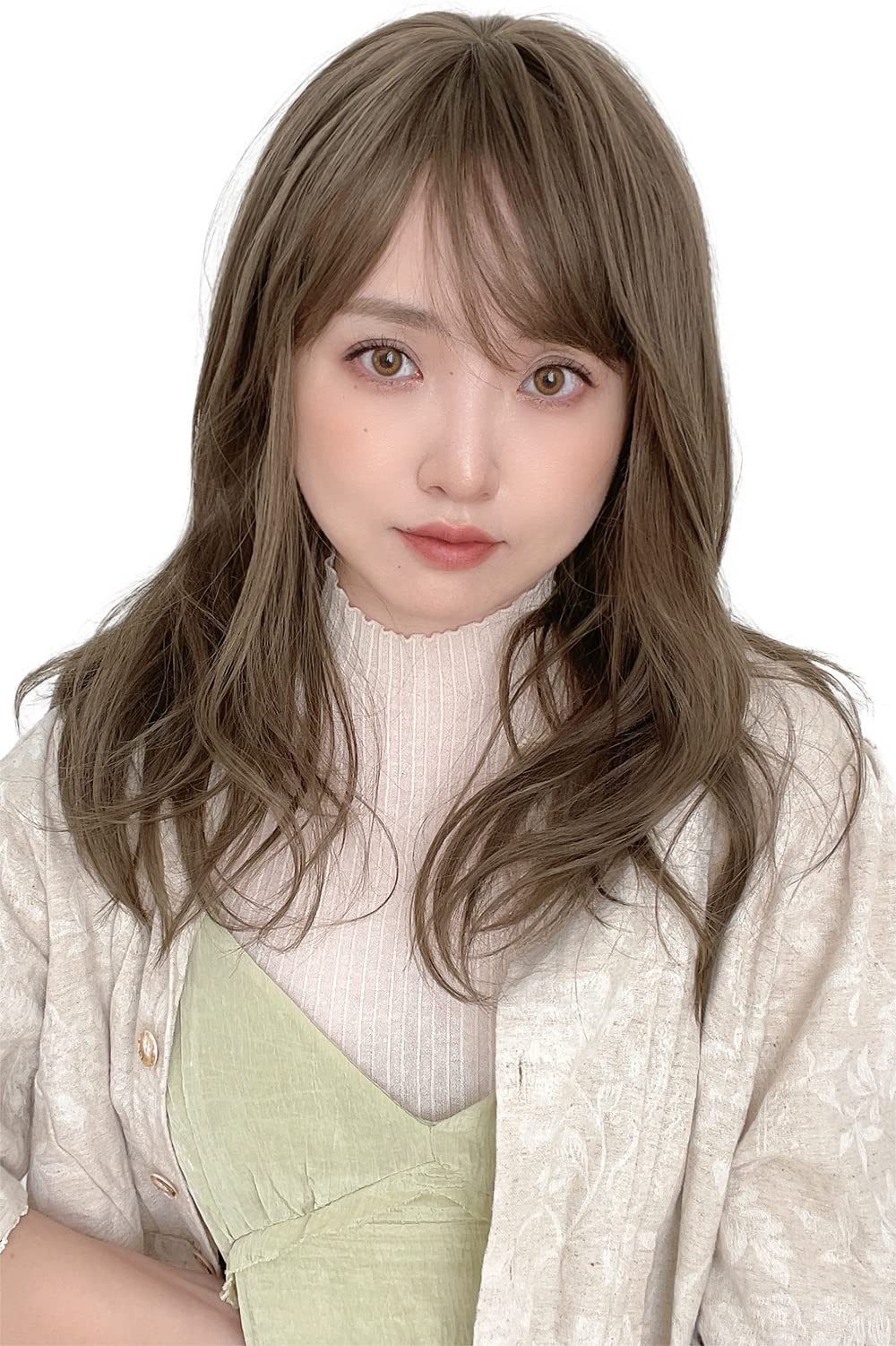 

Wig Medium Full Wig Long Natural Wig Wig [Brightlara] Semi-Long Women s hf1052-UK