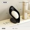 Suction cup soap box Household bathroom Wall-mounted non-punching soap box Bathroom drainable non-slip soap box