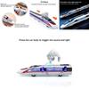 Child Simulation Sound And Light High-speed Rail Toy Alloy Model For Boys Realistic Design And Durable Material