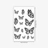 Minimalist Black Hollow Double Butterfly Tattoo Sticker Cool High-End Waterproof And Long-Lasting Wrist Exquisite Small Pattern