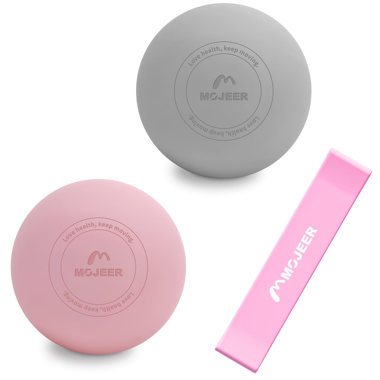 

MOJEER Массажный мяч Мяч для растяжки Набор из 2 штук Снятие фасции стоп Инструмент для точечного массажа всего тела Фасциальный мяч Фасция JMQ Плечи/Спина/Нижняя часть