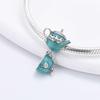 New 925 Silver Coffee Cup Cake Teapot Charm Bracelet DIY Ladies Jewelry with Chain Beaded Fit Original Pendant