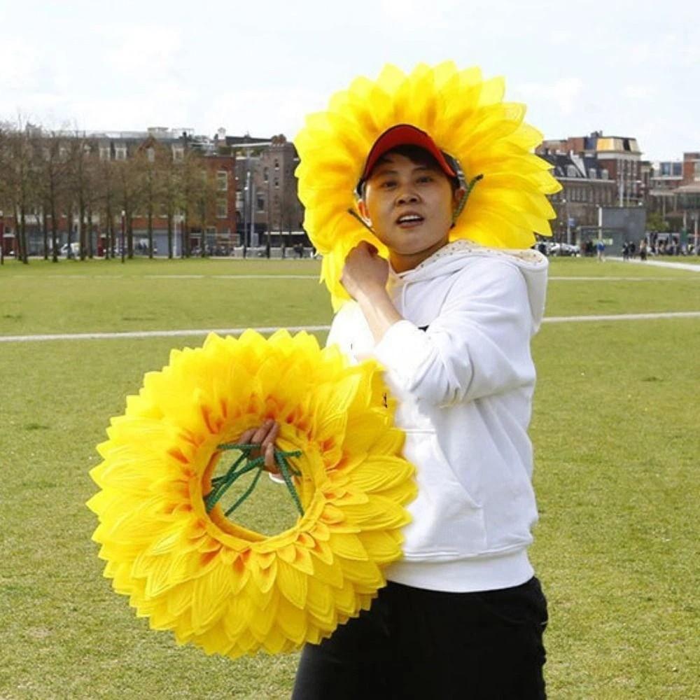 Dress Up Party Sunflower Hat Yellow Sunflower Hat Headpiece Sunflower Headgear Music Festival