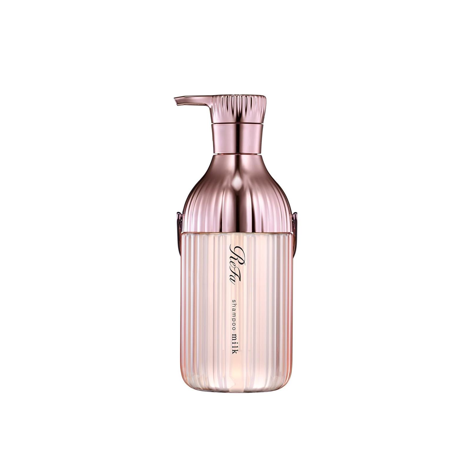 ReFa Milk Protein Shampoo 500mL for Frizzy Hair - Smooth & Nourish, Pink Bottle 500ml Bottle