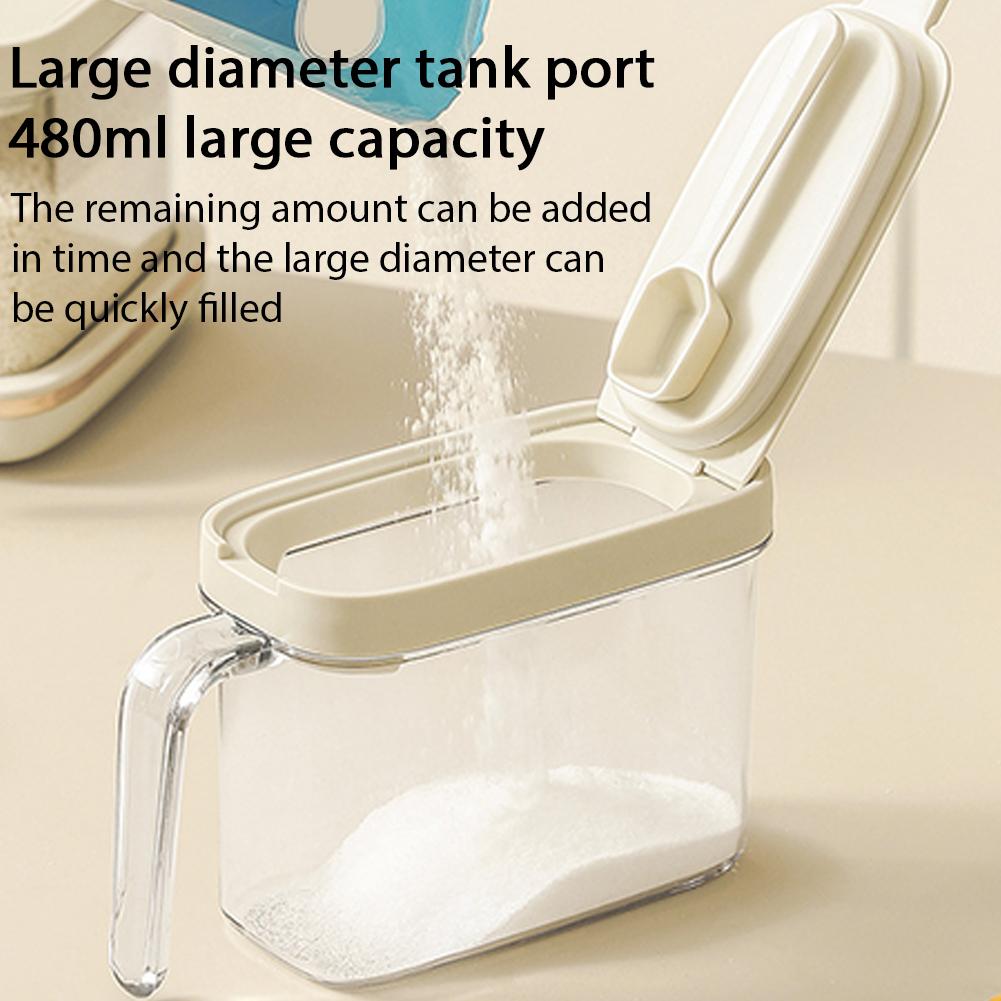 1PC 480/600ML Sealed Top Seasoning Box Household Moisture-Proof Seasoning Bottle, Msg Salt Seasoning Storage Box Supplies