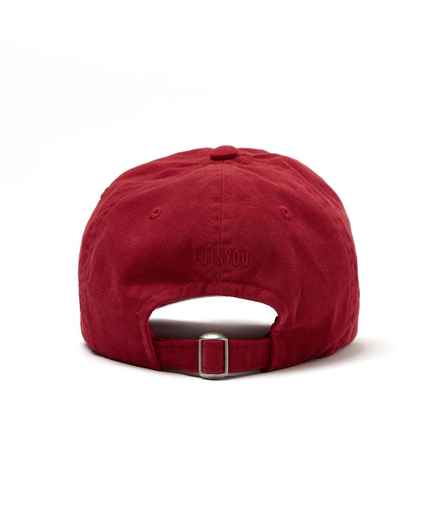 LOTSYOU Old Money Classic Ballcap Red