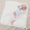Newborn Baby Thickened Cotton Blanket with Velvet for Autumn & Winter