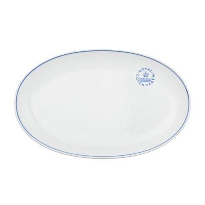 Imported Royal Copenhagen Blue Line Oval Dish Plate 23cm 1058879 [Regular Product]