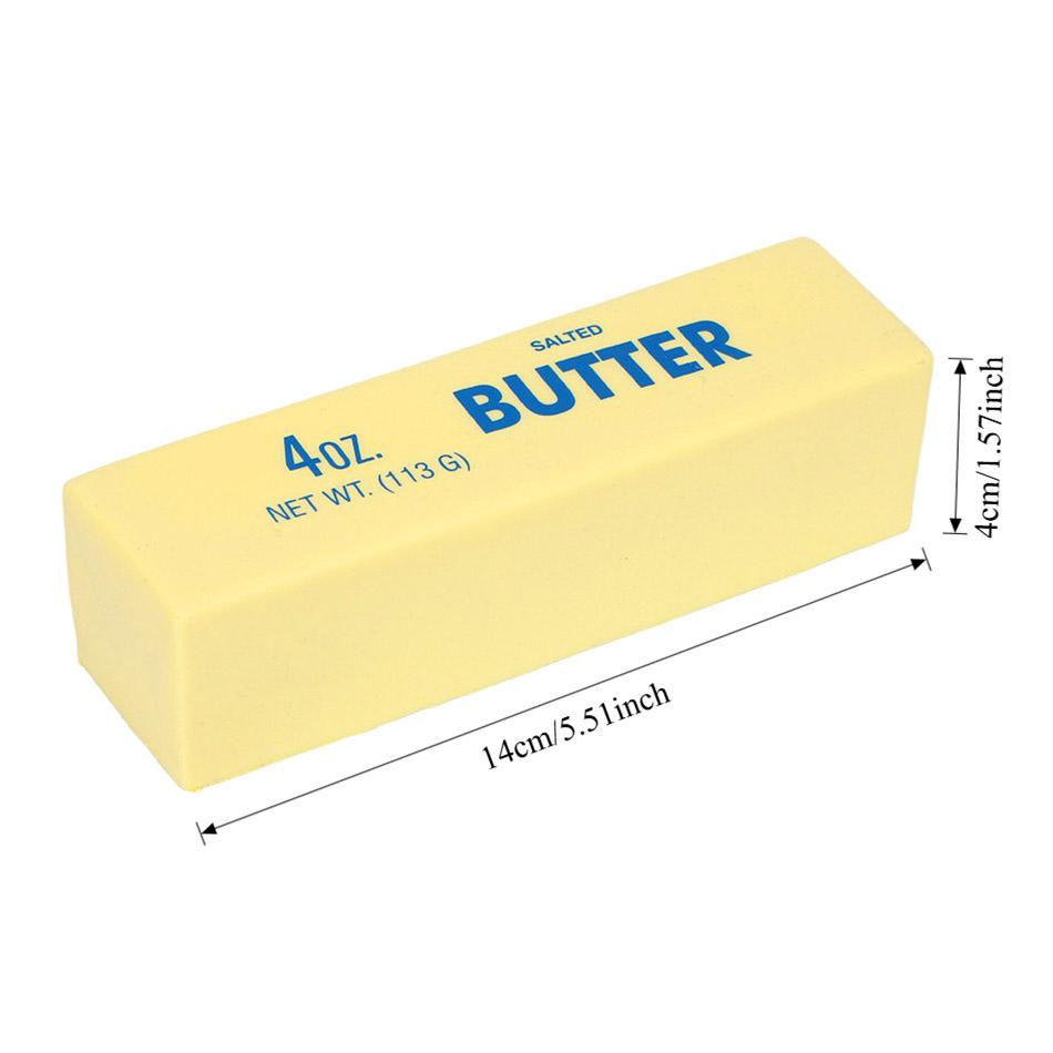 Squishy Toy Butter Stick Slow Rising Squeeze Toy Butter Bar Brick Squishy Fidget Toy Anti Stress Release Hand Relax Gift Toy