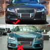 One Pair Honeycomb Front Standard Bumper Fog Light Grille Cover Replacement for A5 2008-2011