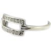Silverring 'Scarlett' Silvervit (rhodiumpläterad) - 7 mm