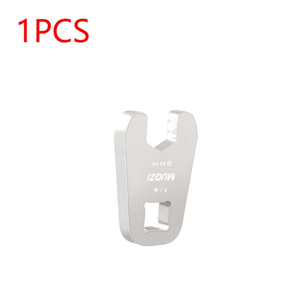 Bike Disc Brake Cable Wrench Open-End Wrench M8 Hydraulic Brake Hose Bolt Installation Tool For 1/4  Torque Wrench Repair Tools